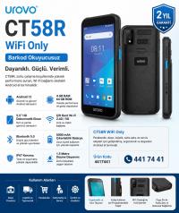 UROVO CT 58R  4 GB/ 64 GB 5.5″ ANDROİD 12 EL TERMINALI OKUYUCUSUZ